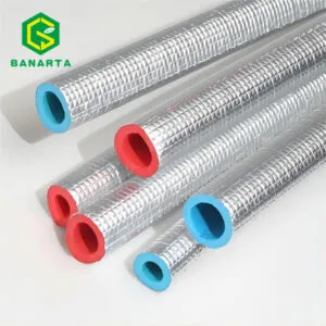 Aluminum XPE Insulation Sleeve For Floor Heating