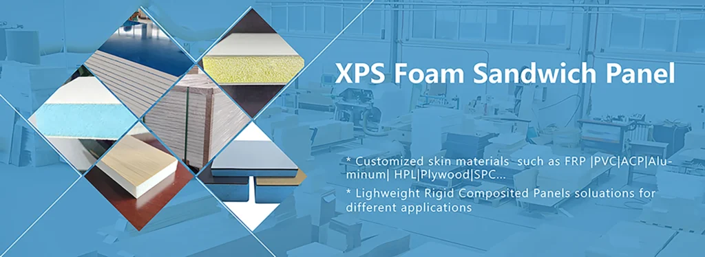 XPS foam sandwich panel supplier lightweight insulated composite panel